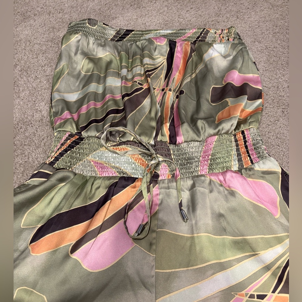 Elan Multicolor Strapless Romper - Picture 3 of 7